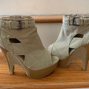 Fun Summer Open Toe Booties